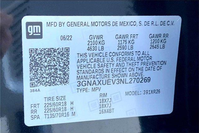 2022 Chevrolet Equinox Vehicle Photo in TOPEKA, KS 66609-0000