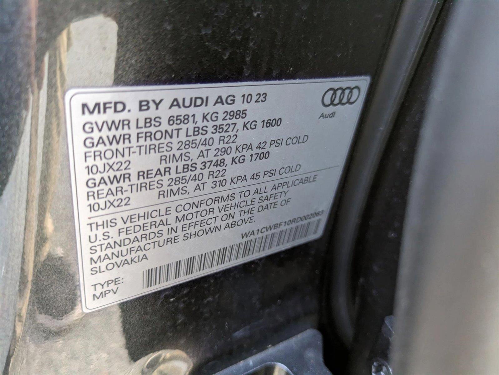 2024 Audi SQ8 Vehicle Photo in Orlando, FL 32811