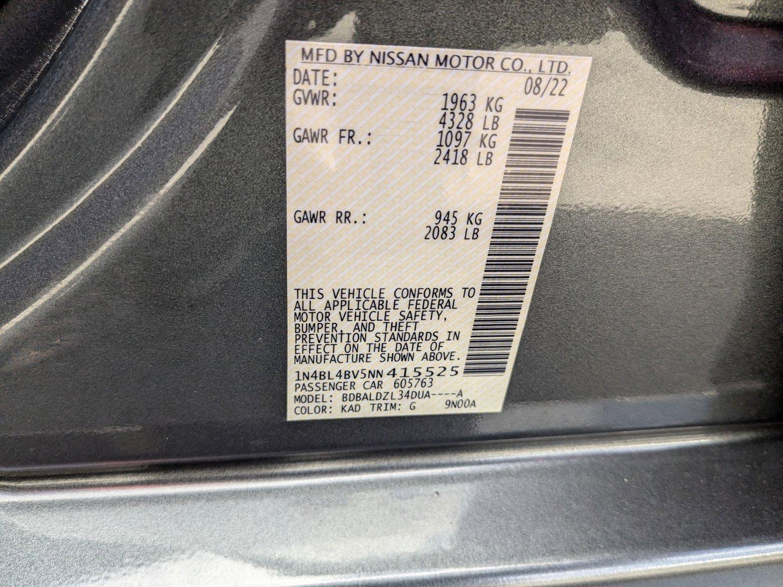 2022 Nissan Altima Vehicle Photo in Miami, FL 33135