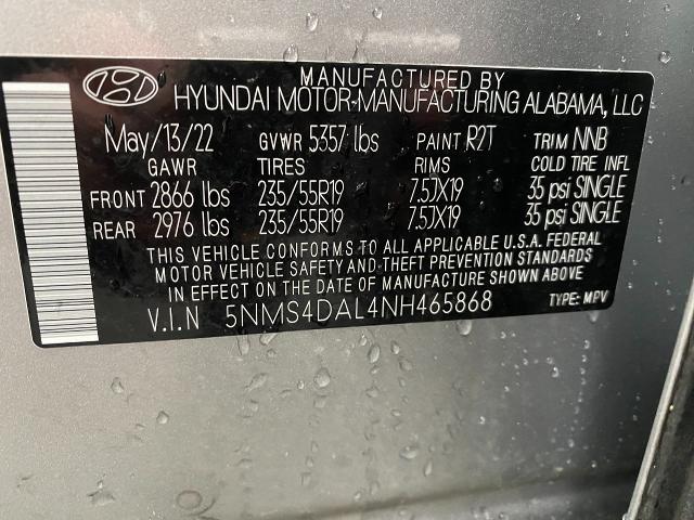 2022 Hyundai SANTA FE Vehicle Photo in Appleton, WI 54913