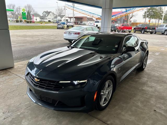 Used 2023 Chevrolet Camaro 1LT with VIN 1G1FB1RS8P0141058 for sale in Ossian, IN