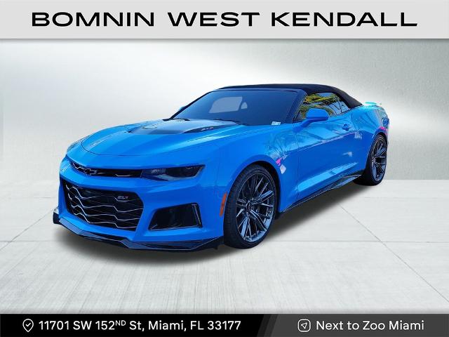 Used 2023 Chevrolet Camaro ZL1 with VIN 1G1FK3D65P0100943 for sale in Miami, FL