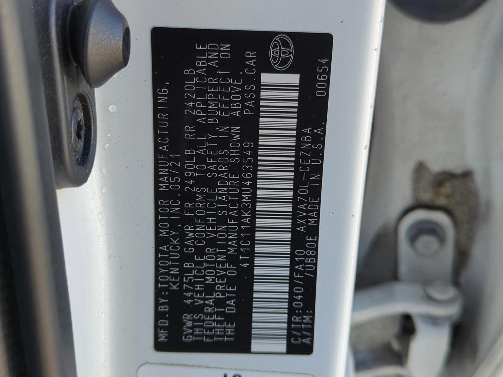 2021 Toyota Camry Vehicle Photo in Ft. Myers, FL 33907