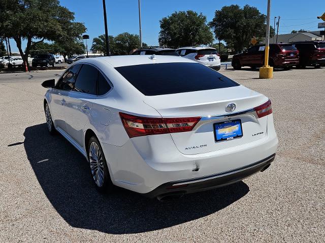 2016 Toyota Avalon Vehicle Photo in SAN ANGELO, TX 76903-5798