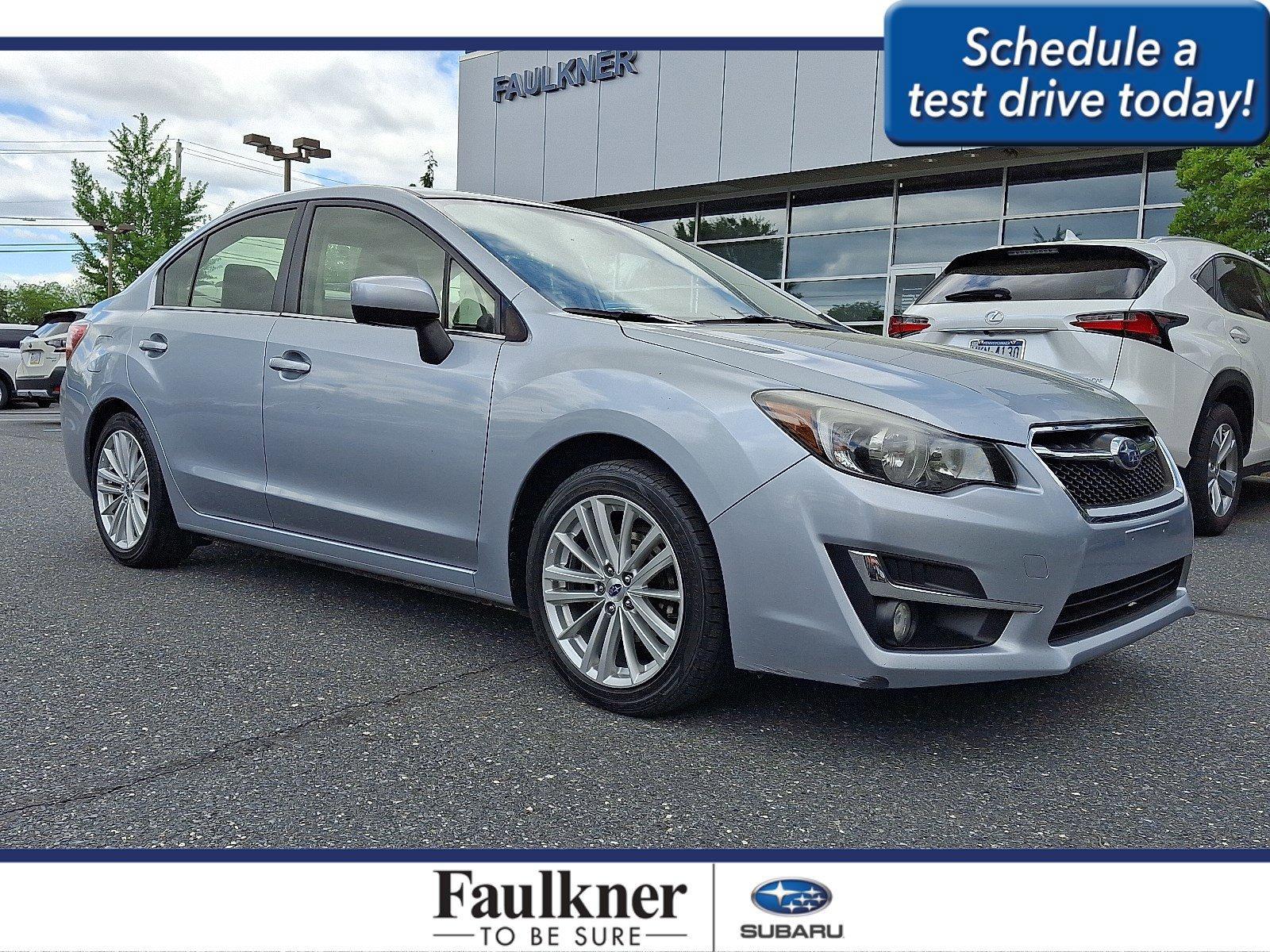 2016 Subaru Impreza Sedan Vehicle Photo in BETHLEHEM, PA 18017