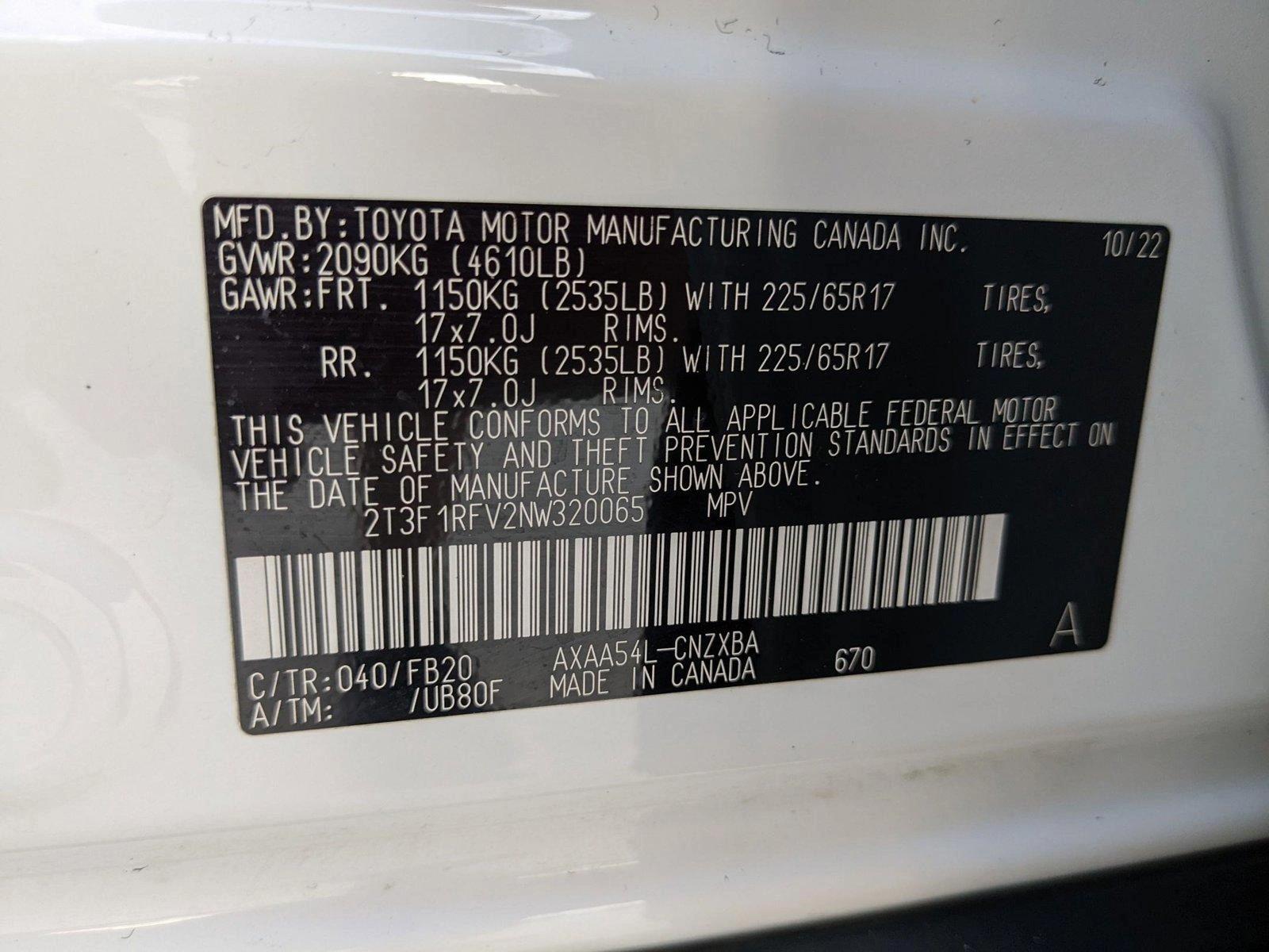 2022 Toyota RAV4 Vehicle Photo in Davie, FL 33331
