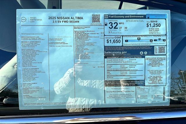 2025 Nissan Altima Vehicle Photo in Tulsa, OK 74129