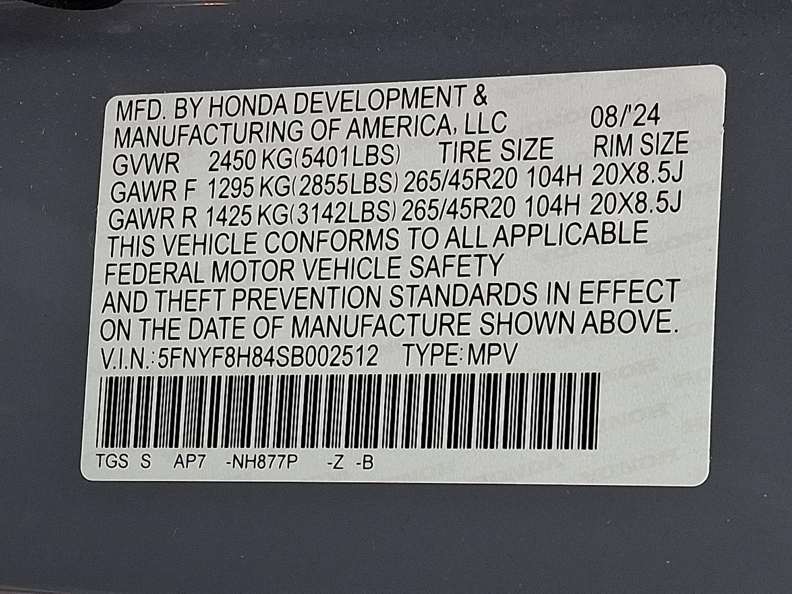2025 Honda Passport Vehicle Photo in Easton, PA 18045