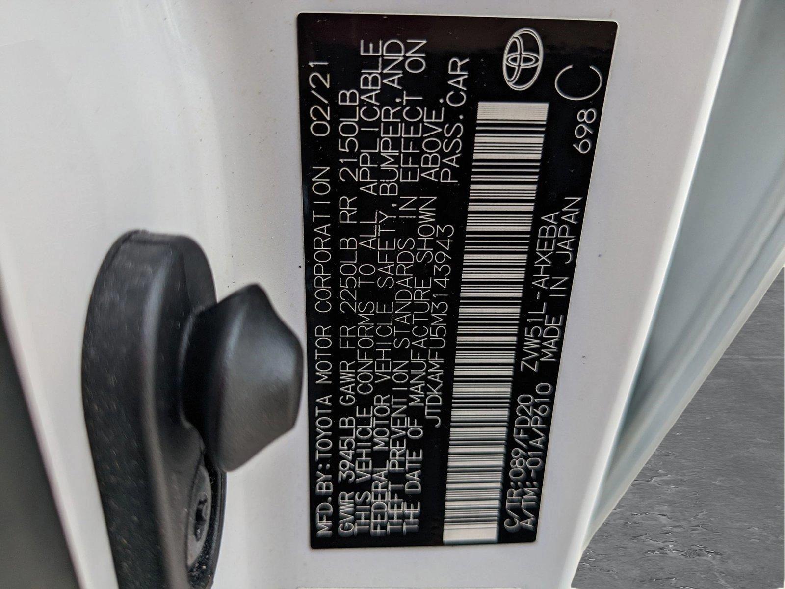 2021 Toyota Prius Vehicle Photo in Davie, FL 33331