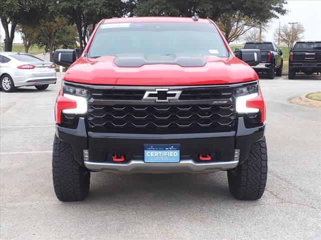 Certified 2022 Chevrolet Silverado 1500 ZR2 with VIN 3GCUDHEL2NG558247 for sale in Denton, TX