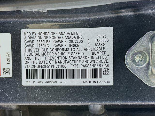 2023 Honda Civic Sedan Vehicle Photo in Doylsetown, PA 18901