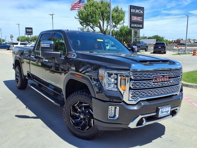 Carbon Black Metallic 2020 GMC Sierra 3500HD Denali Crew Cab 4WD Pickup Truck Four-Wheel Drive Automatic