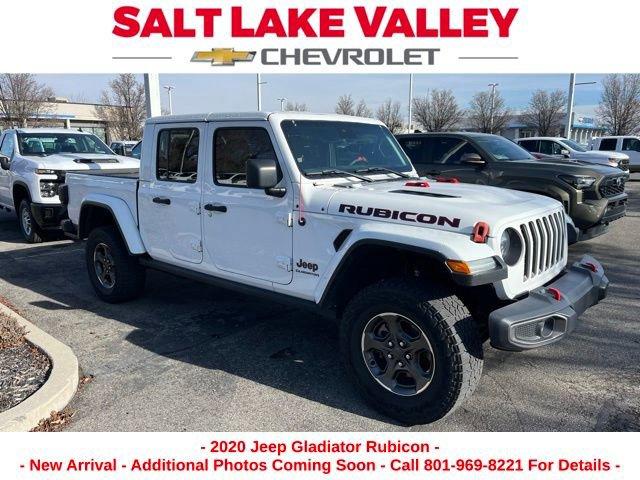 Used 2020 Jeep Gladiator Rubicon with VIN 1C6JJTBG5LL145445 for sale in West Valley City, UT