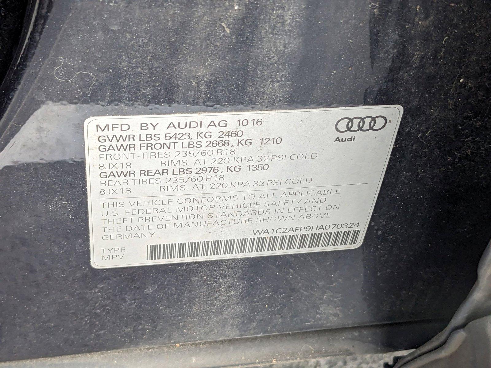 2017 Audi Q5 Vehicle Photo in Clearwater, FL 33765