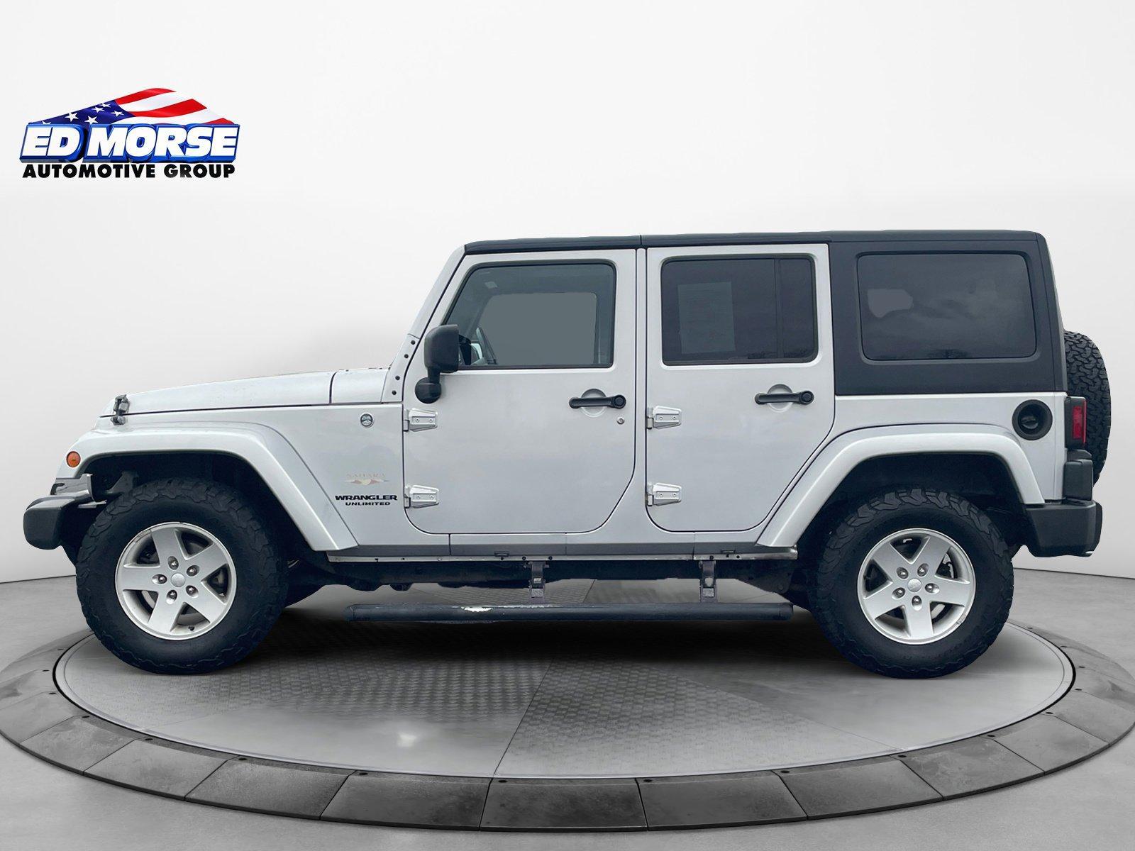 Used 2012 Jeep Wrangler Unlimited Sahara with VIN 1C4BJWEG1CL282781 for sale in Kewanee, IL
