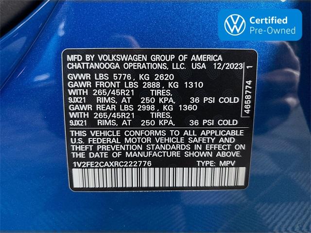 2024 Volkswagen Atlas Cross Sport Vehicle Photo in Puyallup, WA 98371