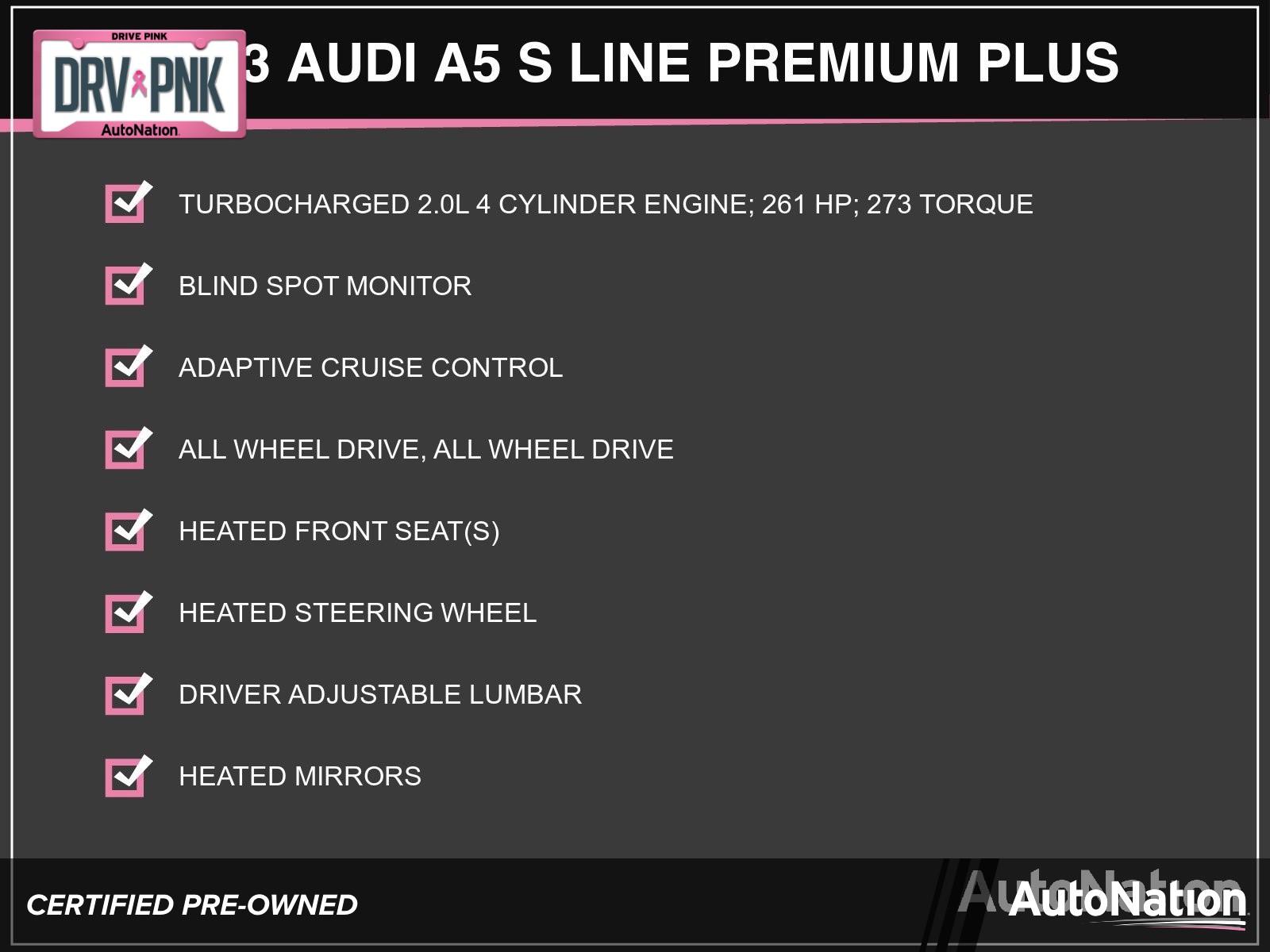 2023 Audi A5 Sportback Vehicle Photo in Orlando, FL 32811