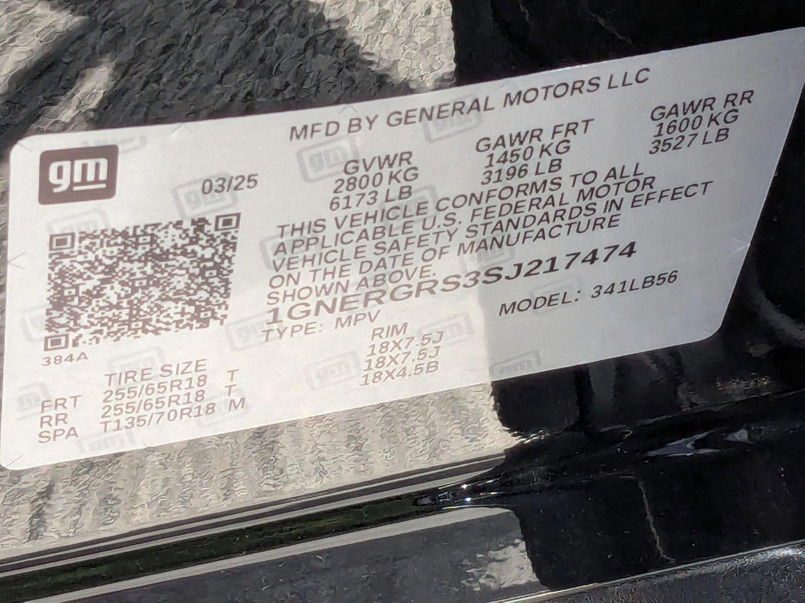 2025 Chevrolet Traverse Vehicle Photo in PEMBROKE PINES, FL 33024-6534