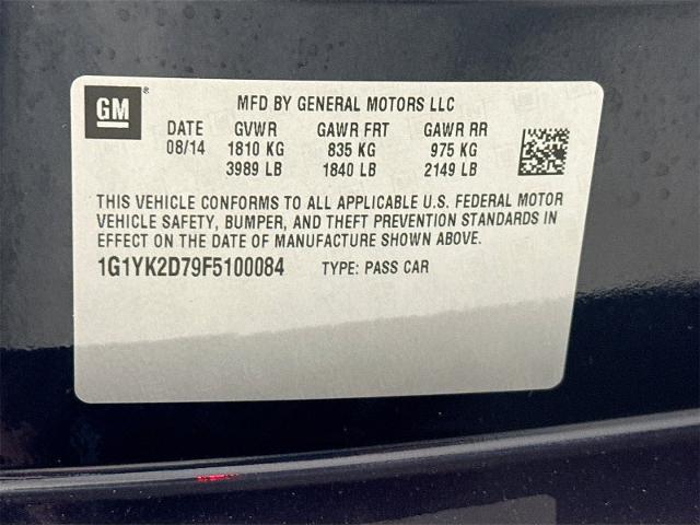 2015 Chevrolet Corvette Stingray Vehicle Photo in EVERETT, WA 98203-5662