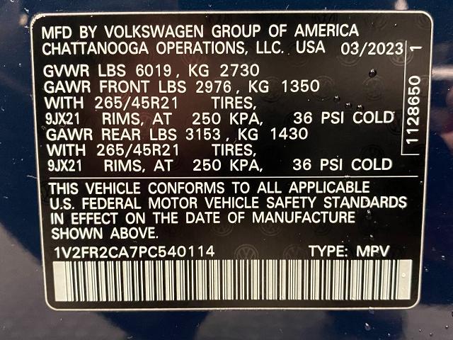 2023 Volkswagen Atlas Vehicle Photo in Appleton, WI 54913