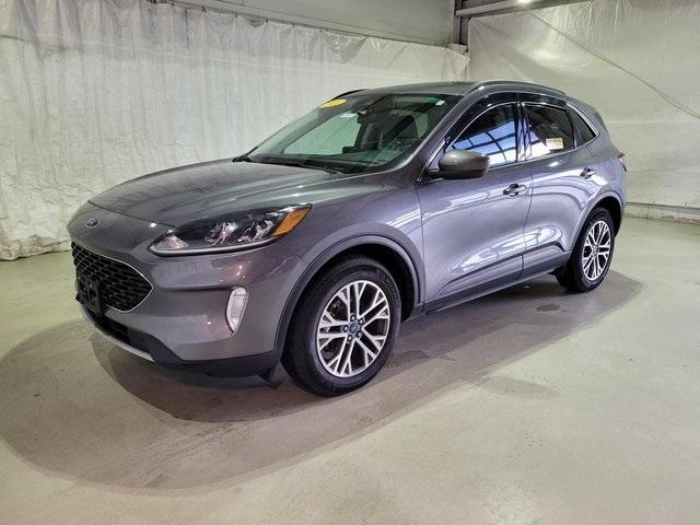 Used 2021 Ford Escape SEL with VIN 1FMCU9H69MUA86319 for sale in Pinconning, MI