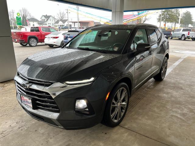 Used 2020 Chevrolet Blazer Premier with VIN 3GNKBFRSXLS580503 for sale in Ossian, IN