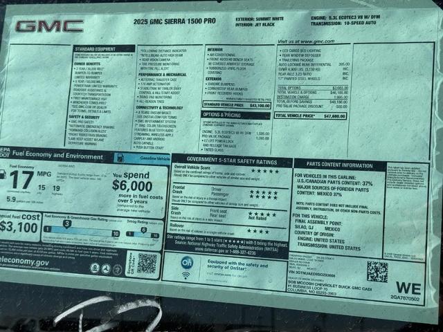 2025 GMC Sierra 1500 Vehicle Photo in COLUMBIA, MO 65203-3903