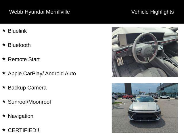 2024 Hyundai SONATA Vehicle Photo in Merrillville, IN 46410