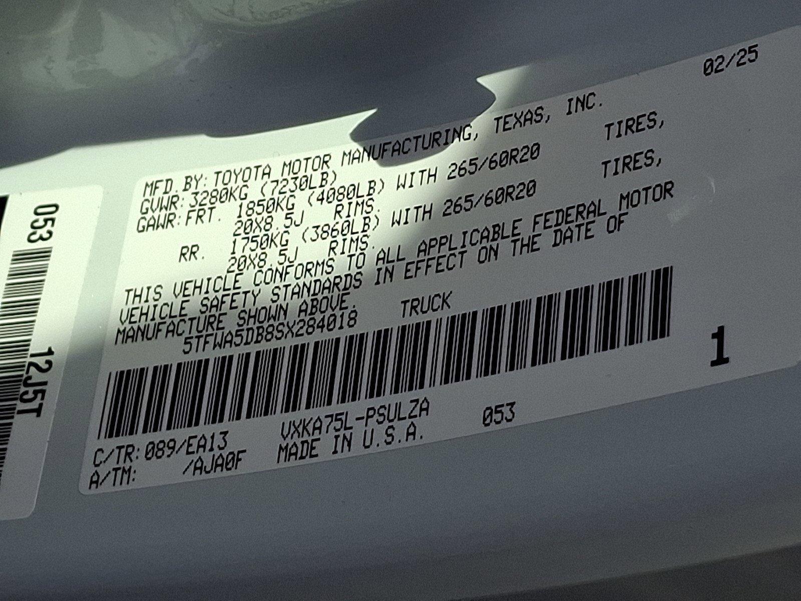 2025 Toyota Tundra 4WD Vehicle Photo in Harrisburg, PA 17111