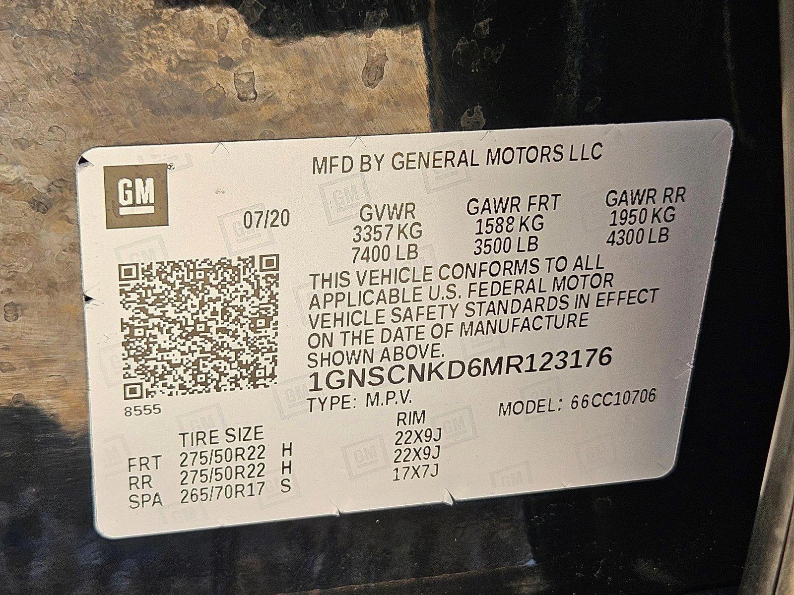 2021 Chevrolet Tahoe Vehicle Photo in WACO, TX 76710-2592