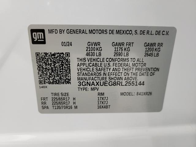 2024 Chevrolet Equinox Vehicle Photo in APPLETON, WI 54914-8833