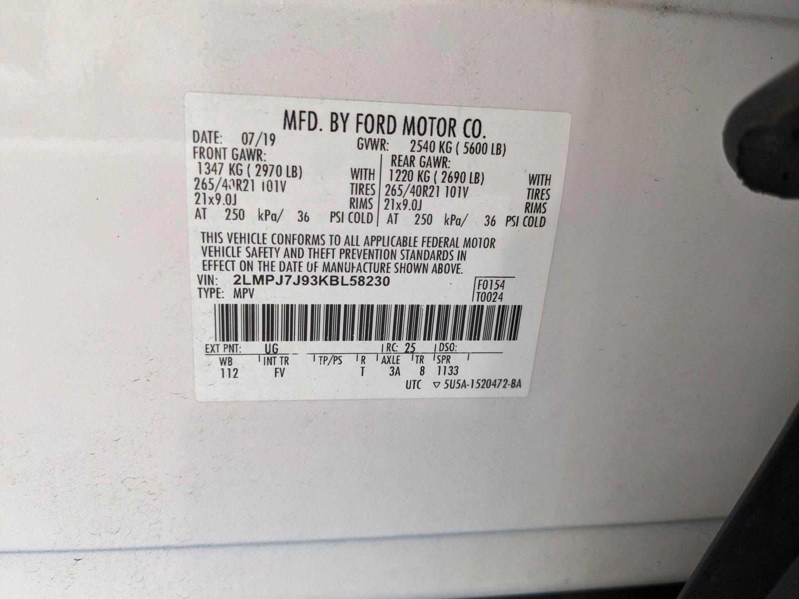 2019 Lincoln Nautilus Vehicle Photo in Panama City, FL 32401