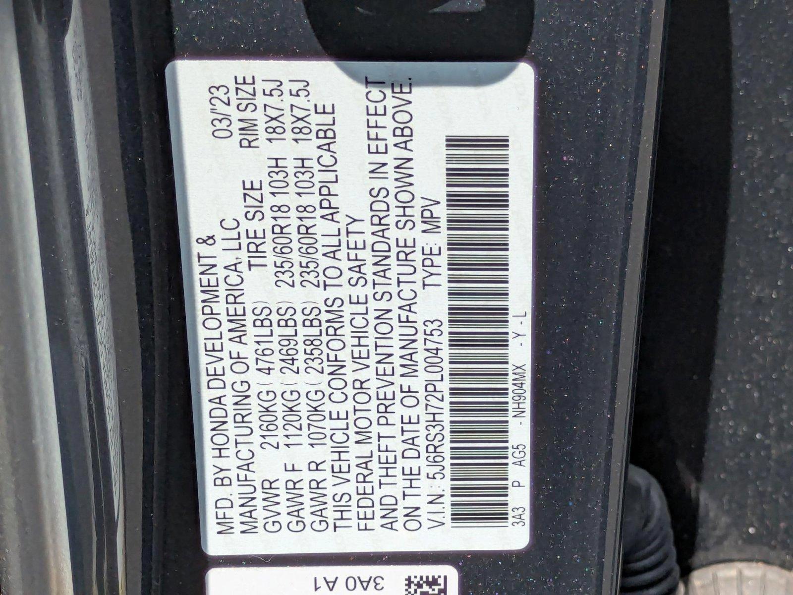 2023 Honda CR-V Vehicle Photo in Clearwater, FL 33764
