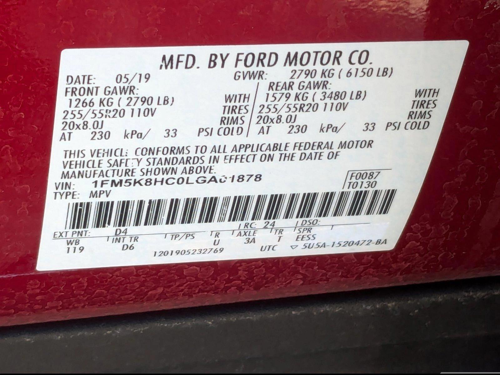 2020 Ford Explorer Vehicle Photo in St. Petersburg, FL 33713