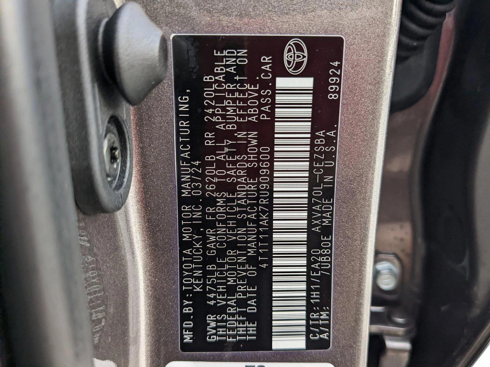 2024 Toyota Camry Vehicle Photo in Davie, FL 33331