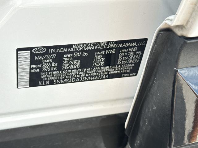 2022 Hyundai Santa Fe Vehicle Photo in BENTONVILLE, AR 72712-4322
