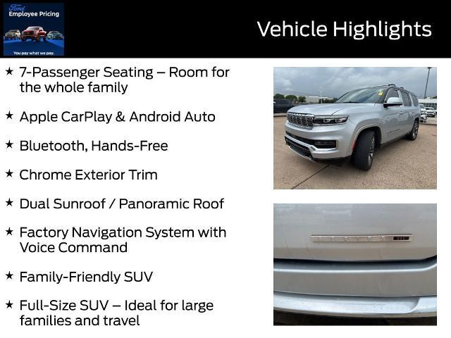 2022 Jeep Grand Wagoneer Vehicle Photo in Weatherford, TX 76087