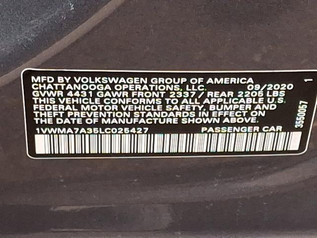 2020 Volkswagen Passat Vehicle Photo in TREVOSE, PA 19053-4984