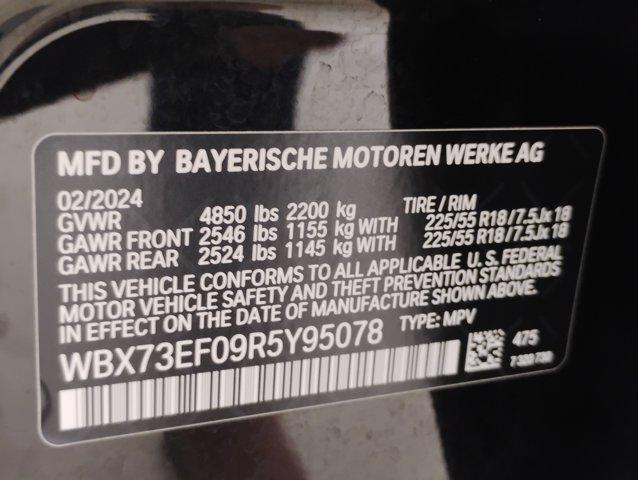2024 BMW X1 Vehicle Photo in PINEVILLE, NC 28134-8495