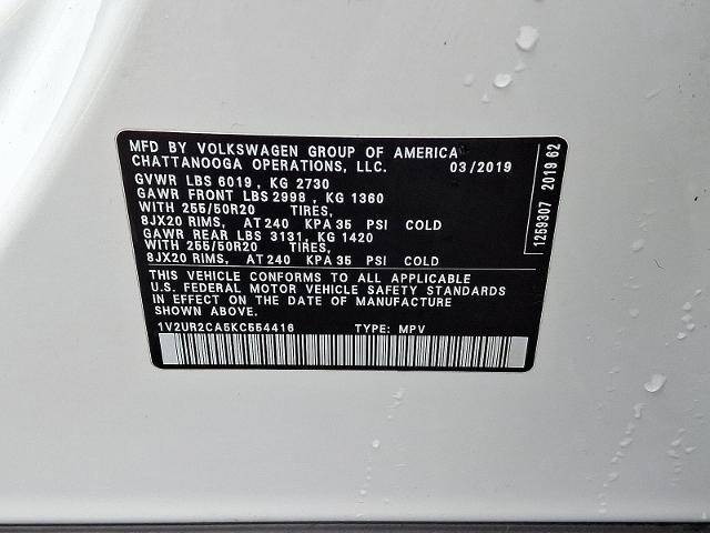 2019 Volkswagen Atlas Vehicle Photo in HARRISBURG, PA 17111-1033