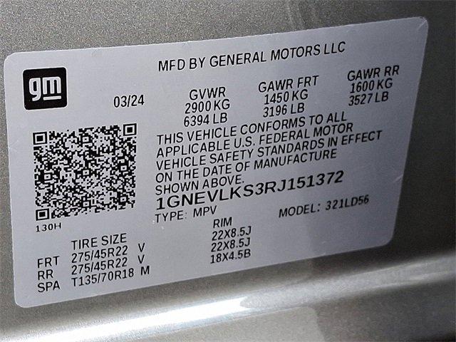 2024 Chevrolet Traverse Vehicle Photo in LANCASTER, PA 17601-0000