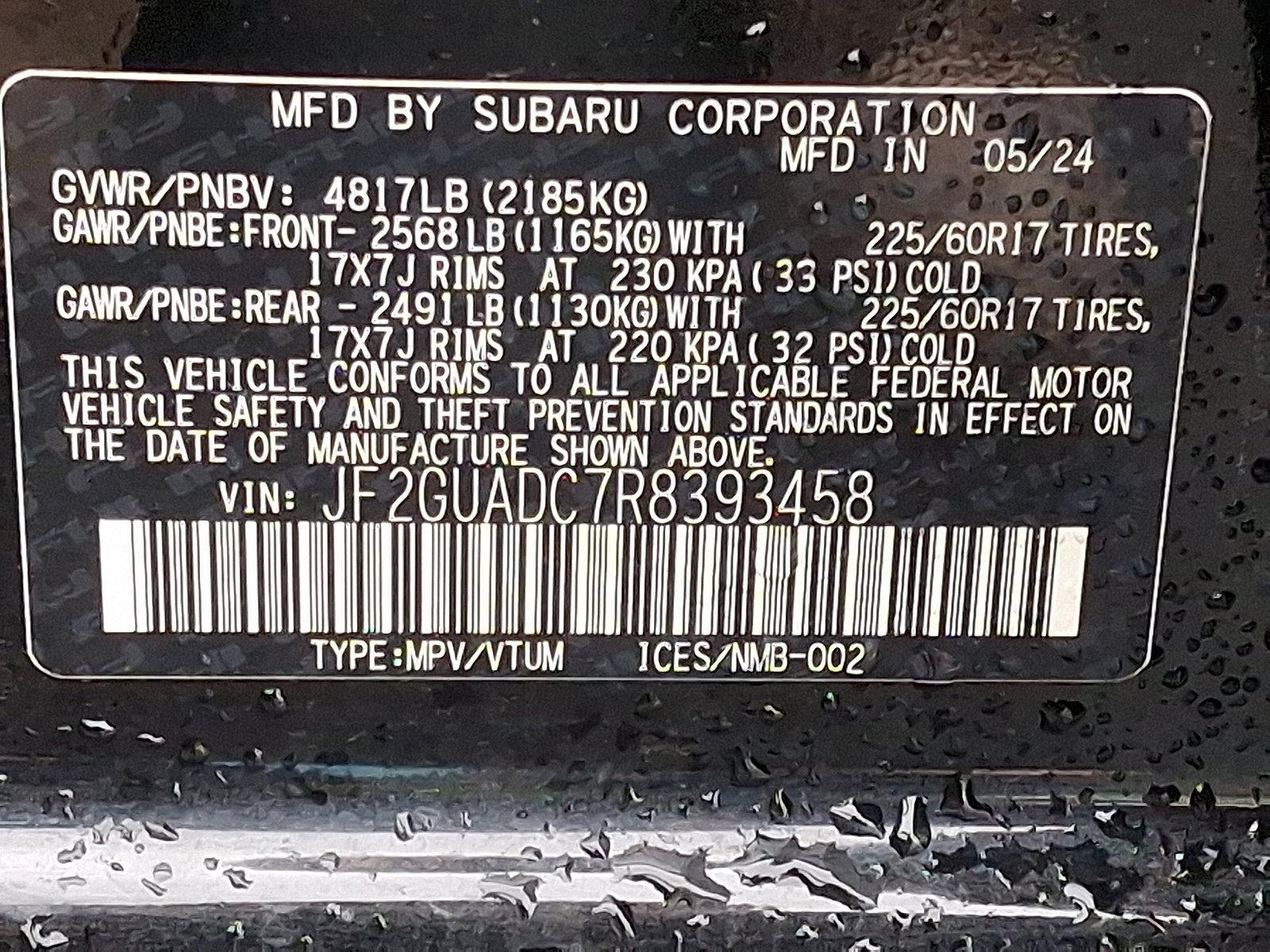 2024 Subaru Crosstrek Vehicle Photo in Easton, PA 18045