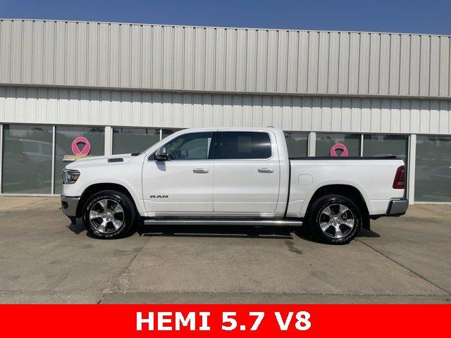 Used 2021 RAM Ram 1500 Pickup Laramie with VIN 1C6SRFJT5MN585264 for sale in Beresford, SD