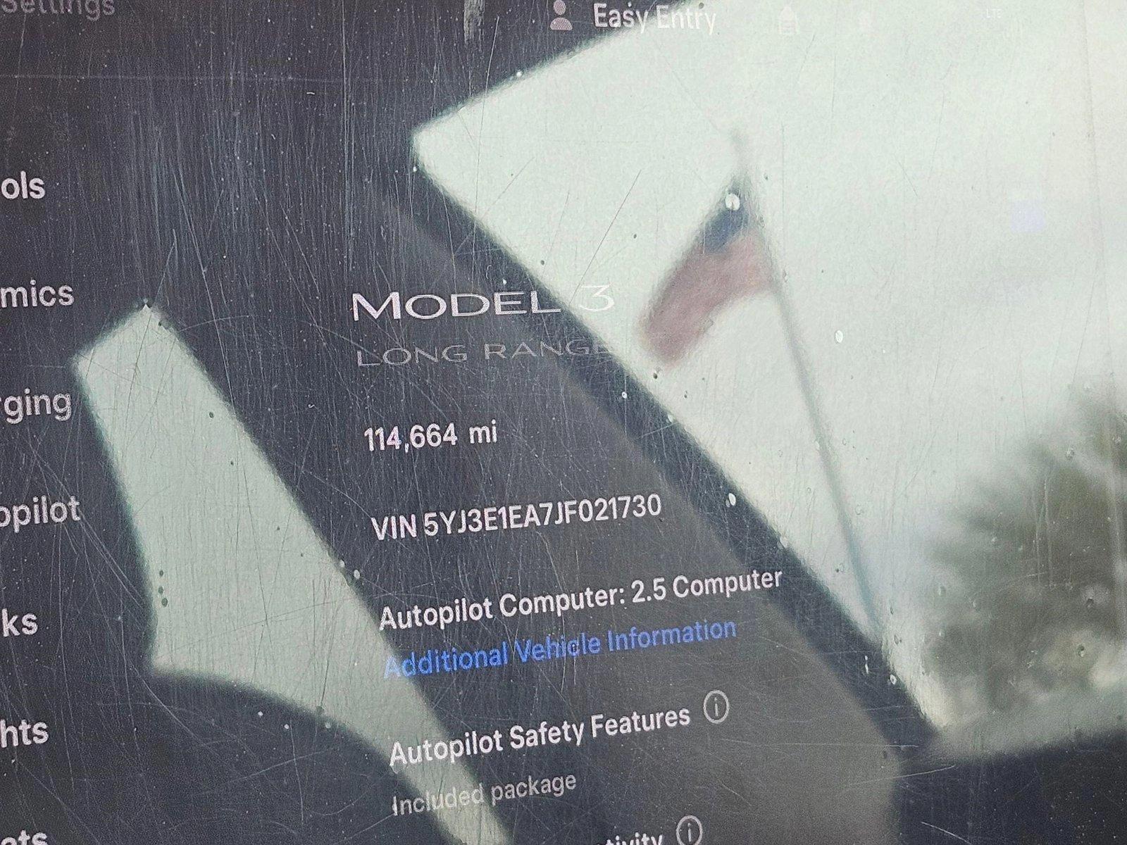 2018 Tesla Model 3 Vehicle Photo in PEORIA, AZ 85382-3715