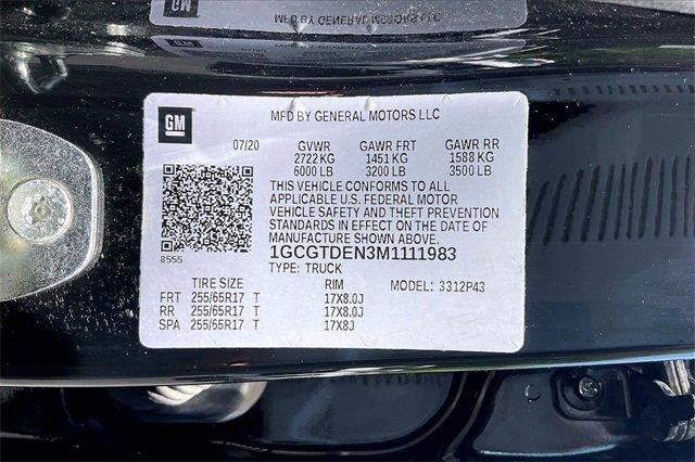 2021 Chevrolet Colorado Vehicle Photo in INDEPENDENCE, MO 64055-1314