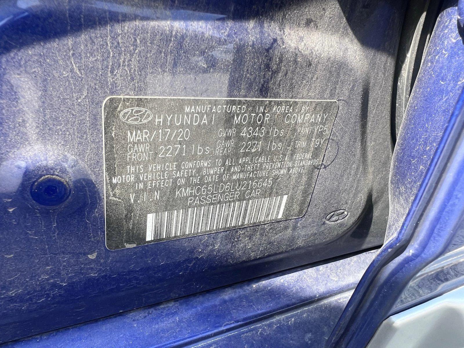 2020 Hyundai IONIQ Plug-In Hybrid Vehicle Photo in Santa Clarita, CA 91355