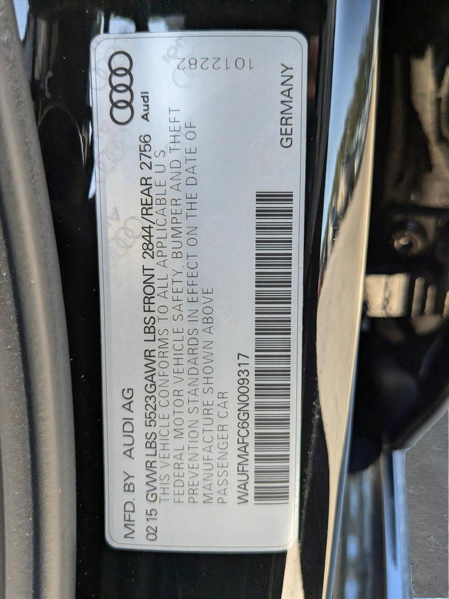 2016 Audi A6 Vehicle Photo in St. Petersburg, FL 33713