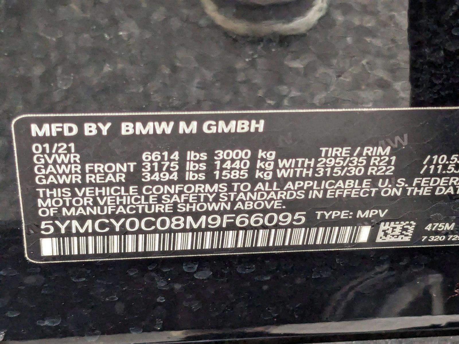 2021 BMW X6 M Vehicle Photo in St. Petersburg, FL 33713