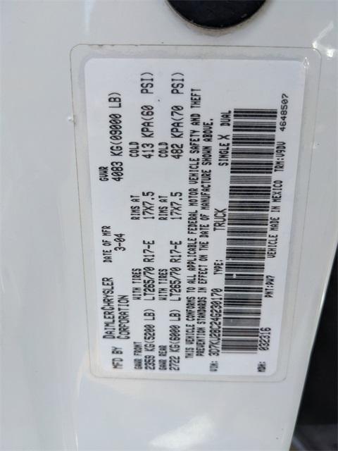 2004 Dodge Ram 2500 Vehicle Photo in AURORA, CO 80012-4011