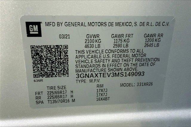 2021 Chevrolet Equinox Vehicle Photo in INDEPENDENCE, MO 64055-1377